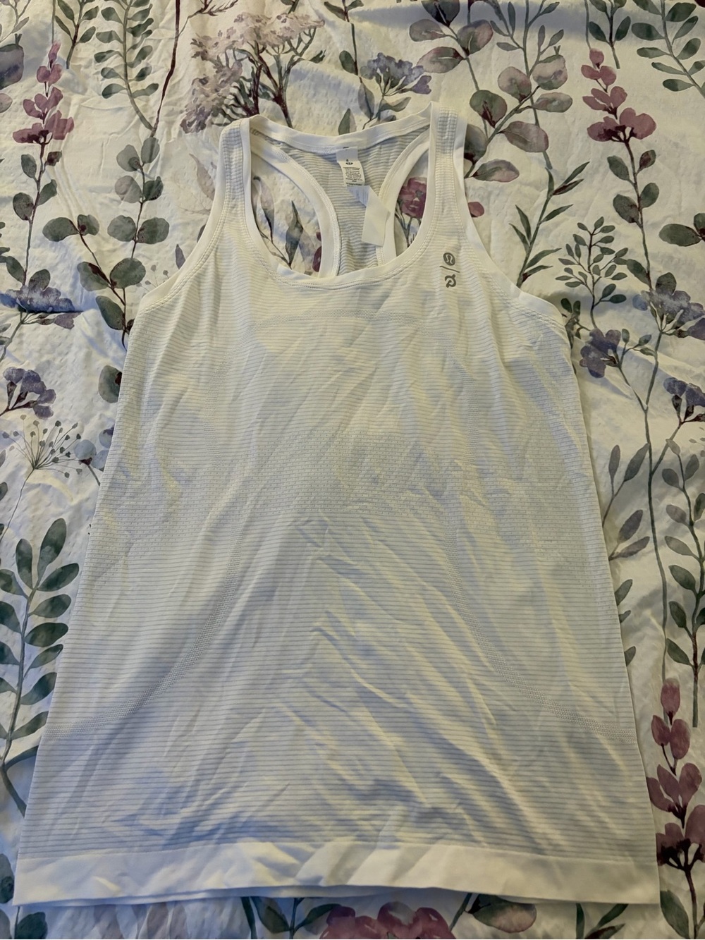 lululemon athletica White Racerback Performance Tank